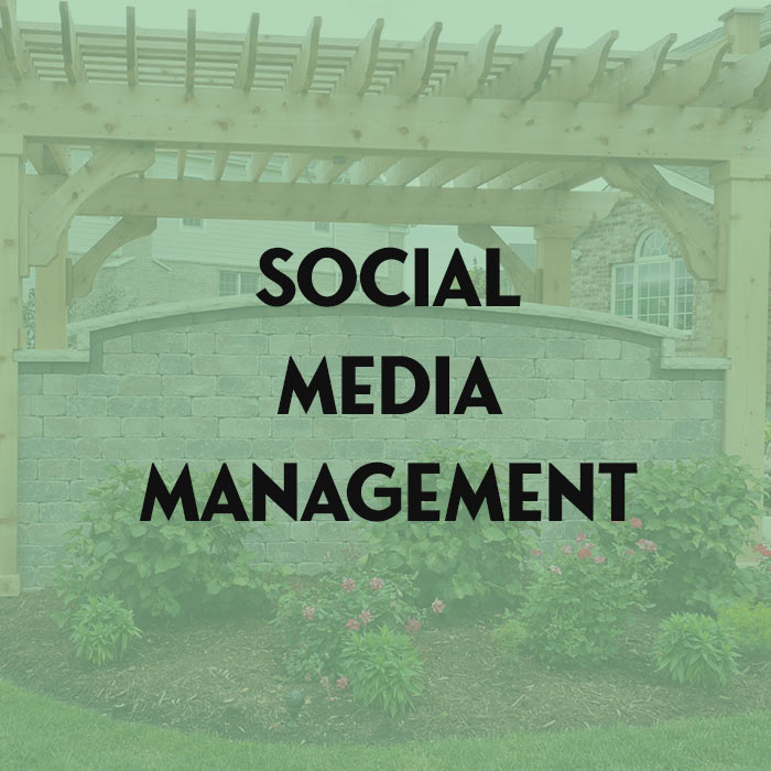 landscaping social media management